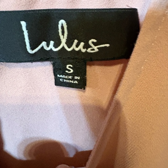 Lulu's Blush Long Sleeve Dress - Picture 3 of 3